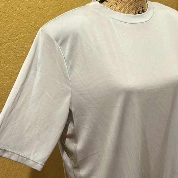 Scoop short sleeve, light gray top, XL, like new | offer in description - Picture 2 of 6